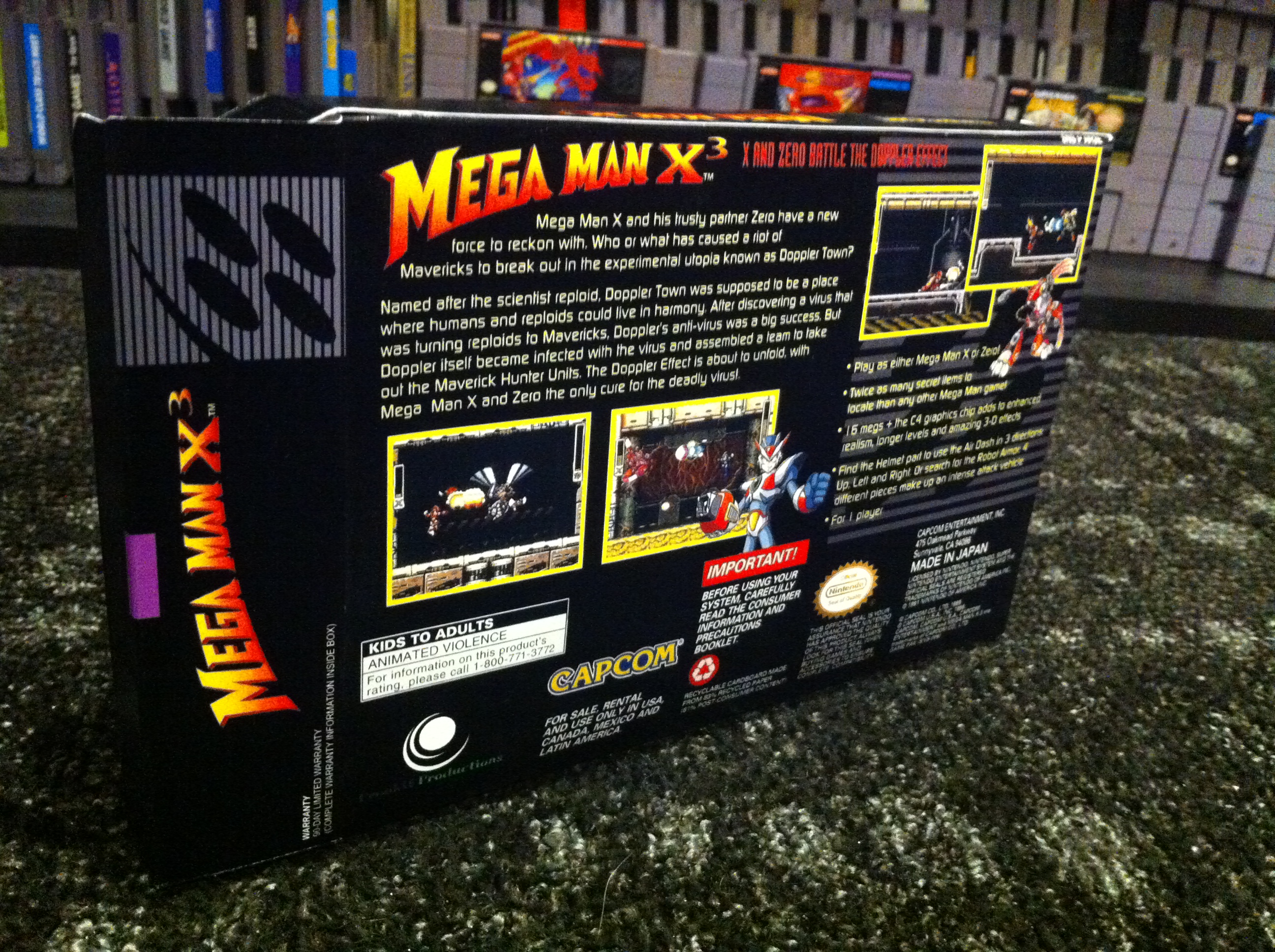 download mega man x3 box
