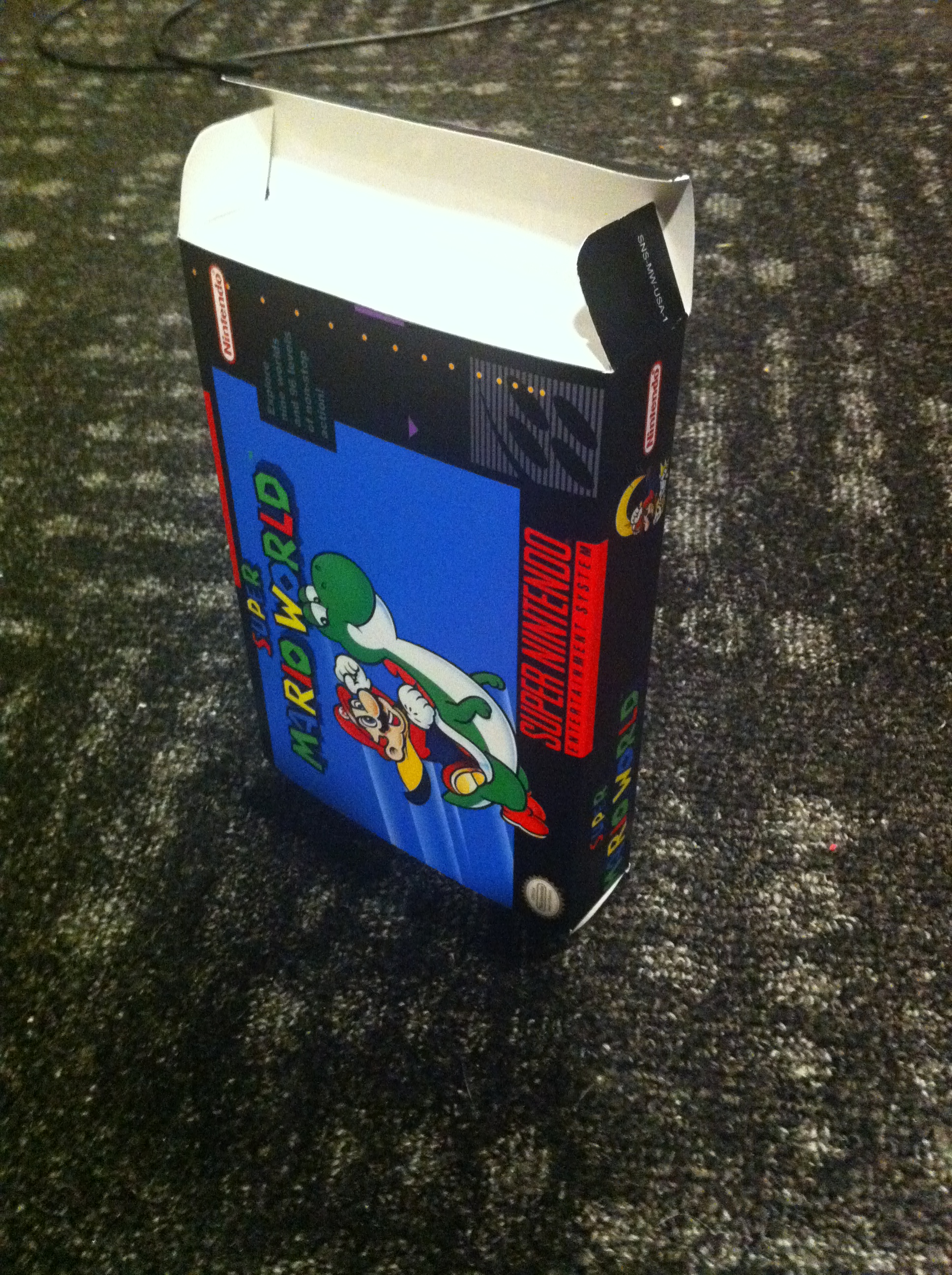 Super Mario World Box My Games Reproduction Game Boxes