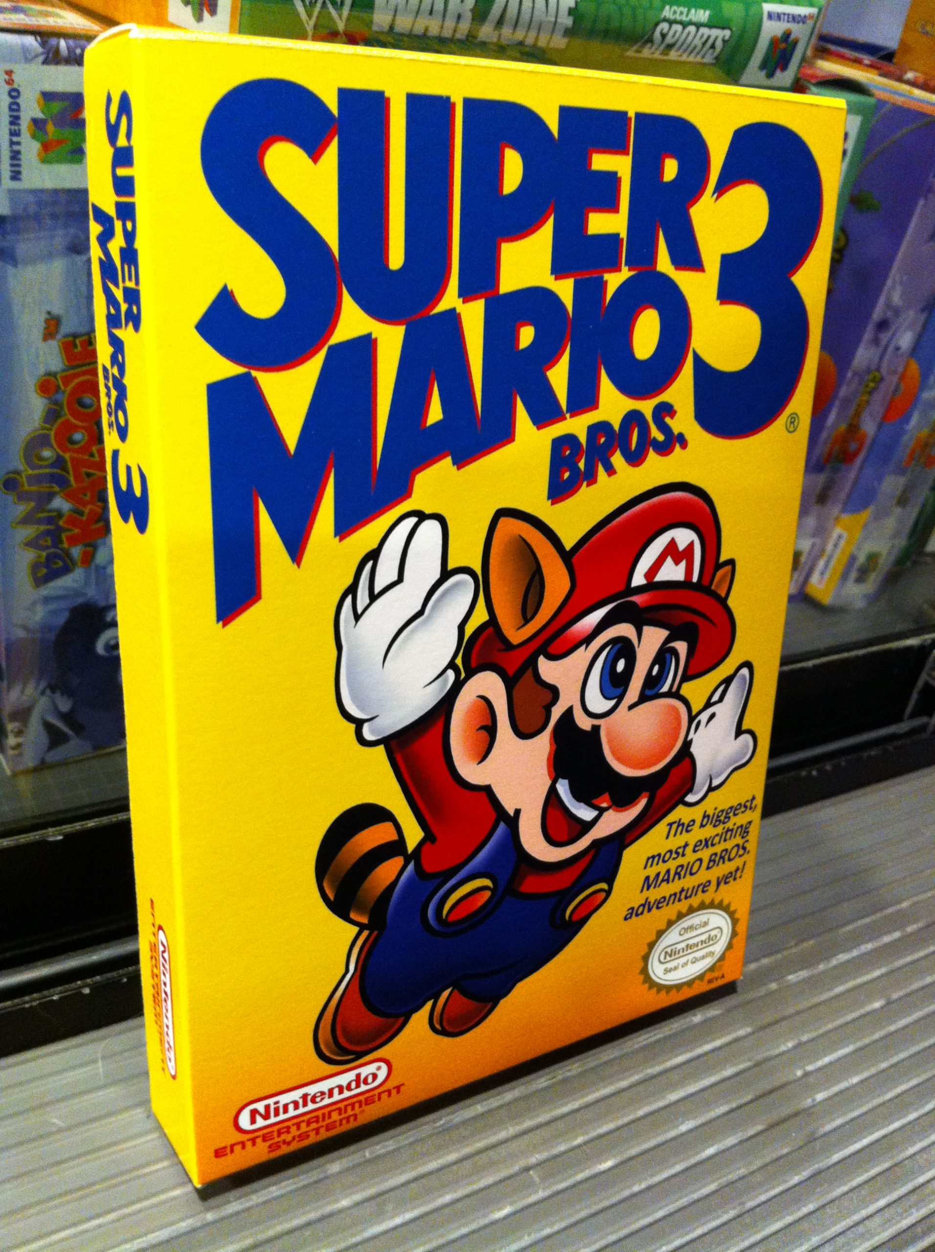 Super Mario Bros 3 Box Art Groundjuja