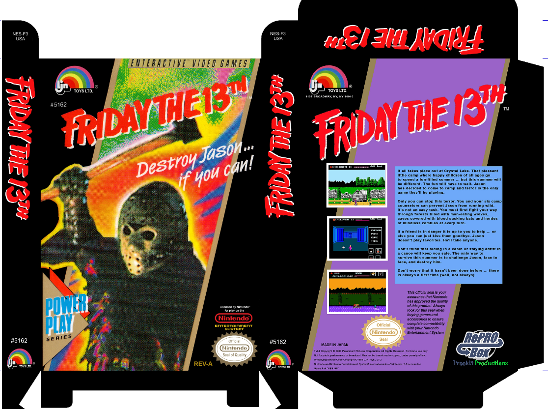 friday the 13th nes game